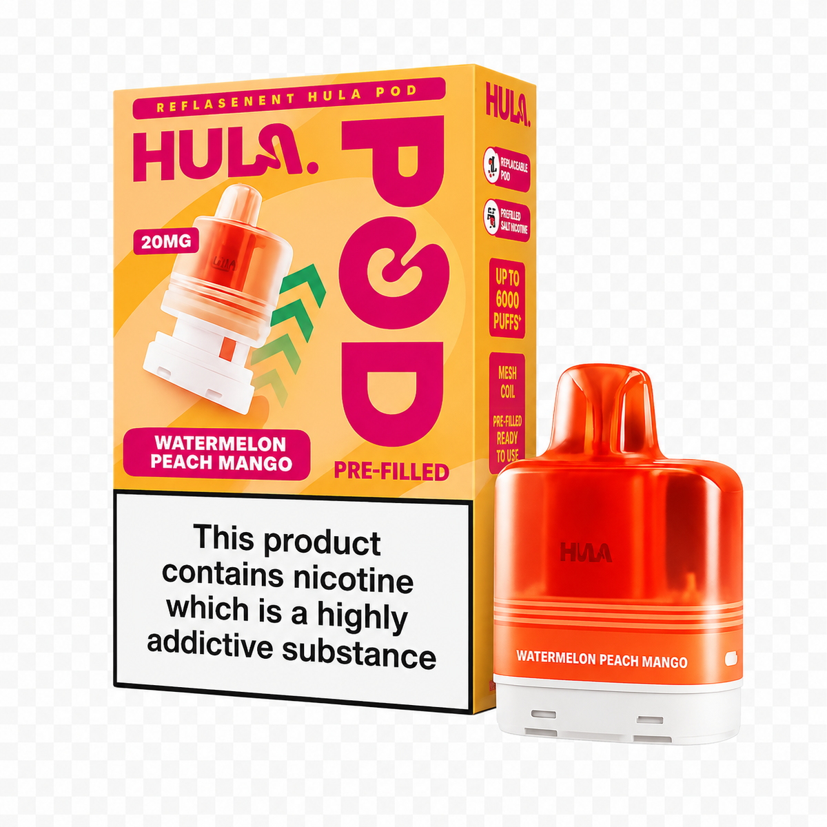 HULA 7000 PRE-FILLED PODS