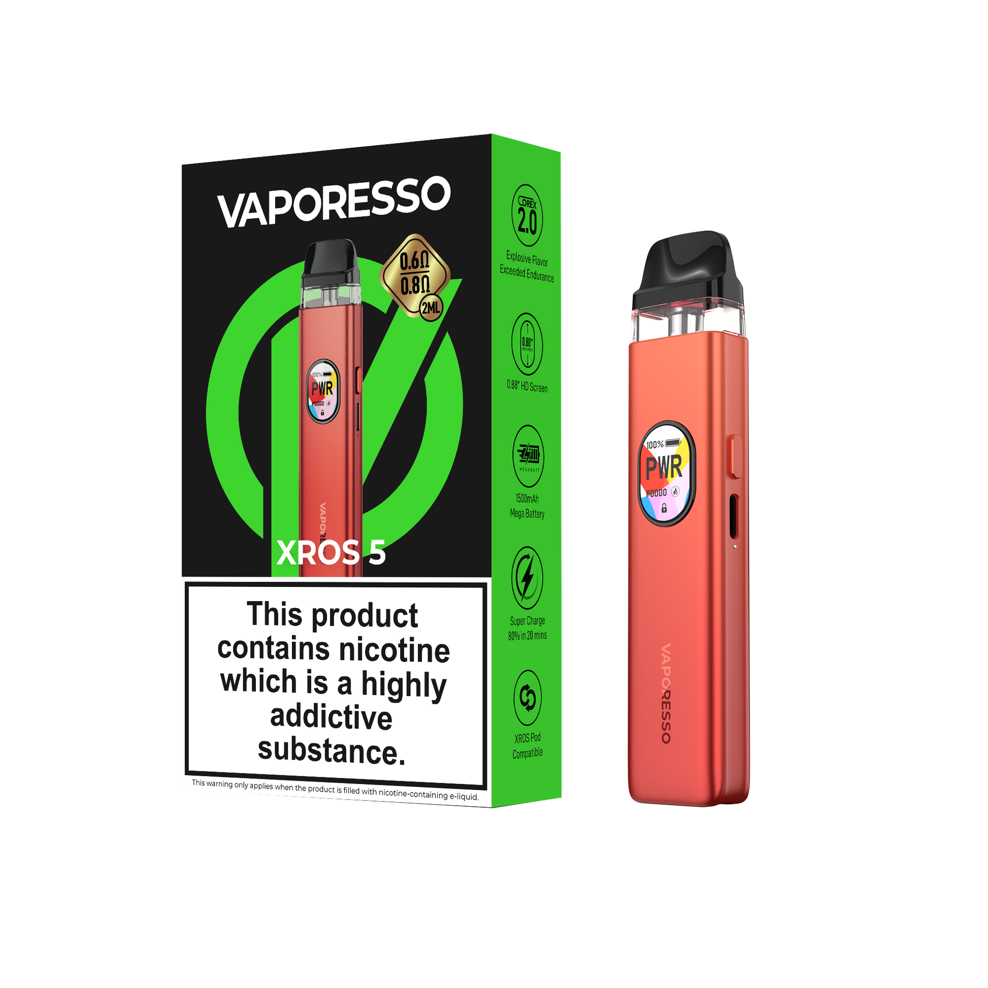 VAPORESSO XROS 5 POD KIT Philly's vape VAPORESSO XROS 5 POD KIT Philly's vape