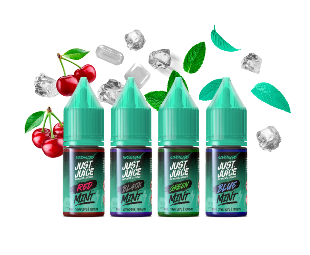 JUST JUICE MINT RANGE NIC SALTS