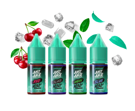 JUST JUICE MINT RANGE NIC SALTS